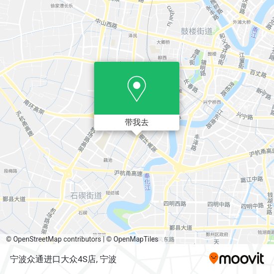 宁波众通进口大众4S店地图