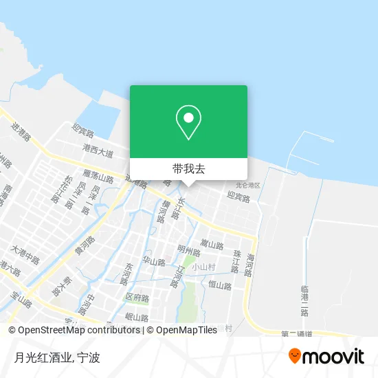 月光红酒业地图