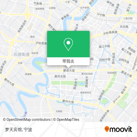 梦天宾馆地图