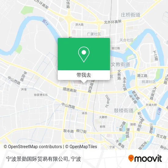 宁波景勋国际贸易有限公司地图