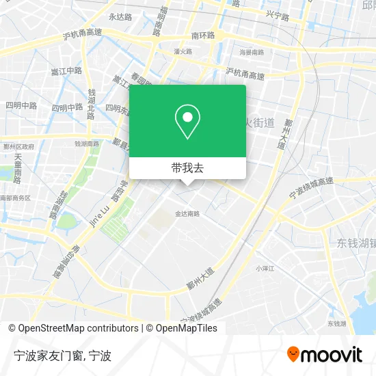 宁波家友门窗地图