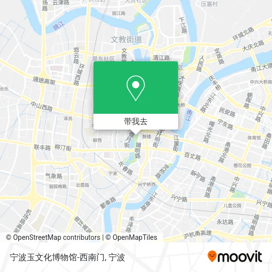 宁波玉文化博物馆-西南门地图
