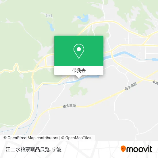 汪士水粮票藏品展览地图