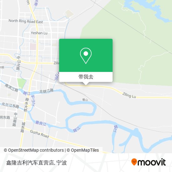 鑫隆吉利汽车直营店地图