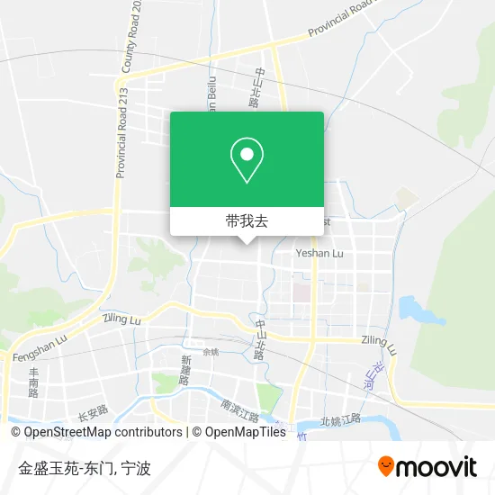 金盛玉苑-东门地图