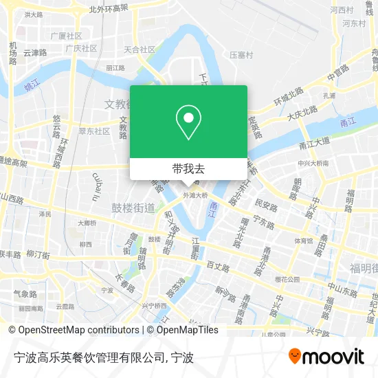 宁波高乐英餐饮管理有限公司地图