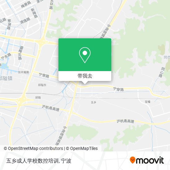 五乡成人学校数控培训地图