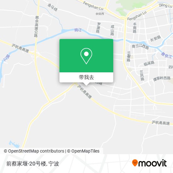 前蔡家堰-20号楼地图