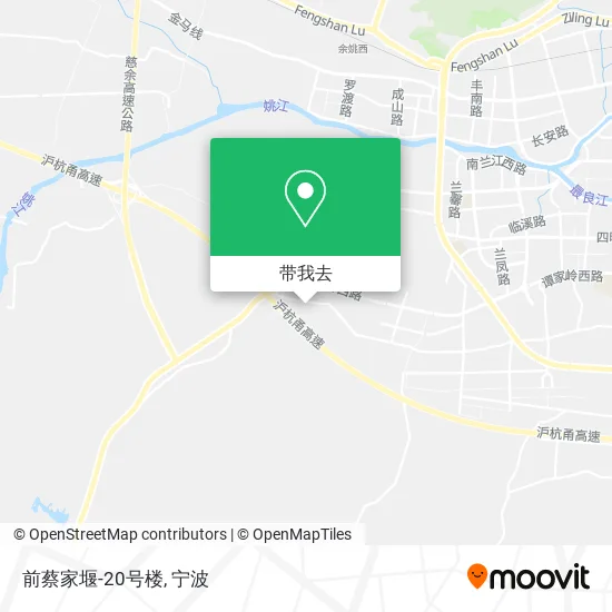 前蔡家堰-20号楼地图