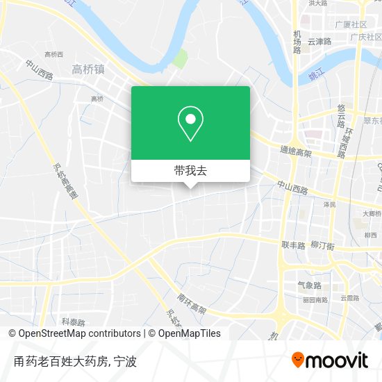 甬药老百姓大药房地图