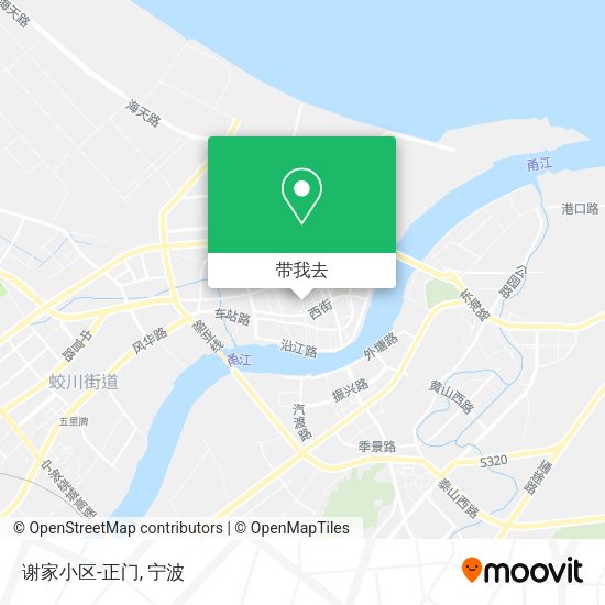 谢家小区-正门地图