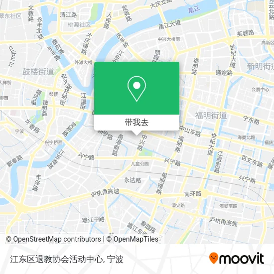 江东区退教协会活动中心地图