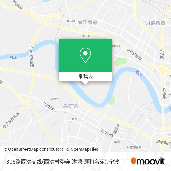 805路西洪支线(西洪村委会-洪塘·颐和名苑)地图