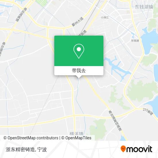 浙东精密铸造地图