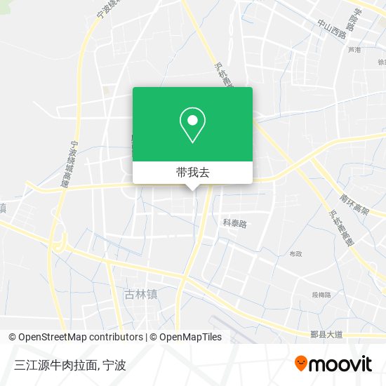 三江源牛肉拉面地图