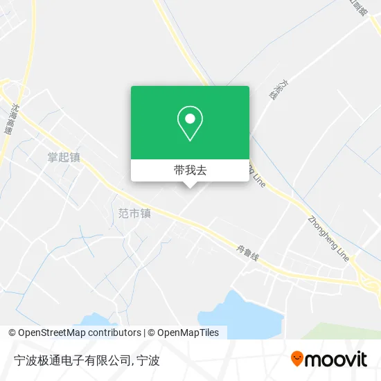 宁波极通电子有限公司地图