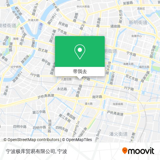 宁波极库贸易有限公司地图