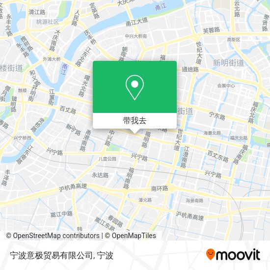 宁波意极贸易有限公司地图