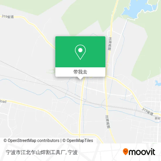 宁波市江北乍山焊割工具厂地图
