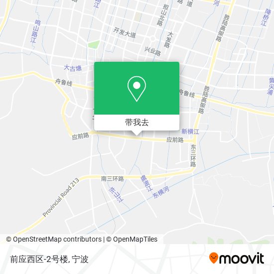 前应西区-2号楼地图