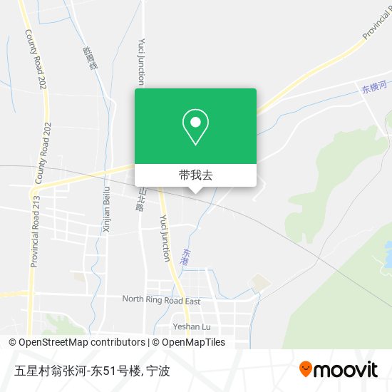 五星村翁张河-东51号楼地图