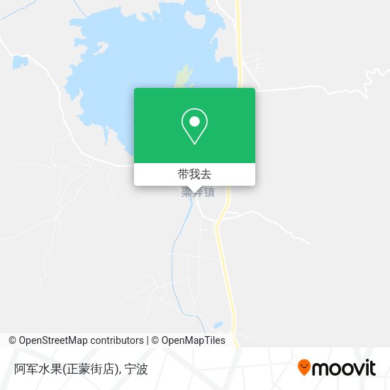 阿军水果(正蒙街店)地图