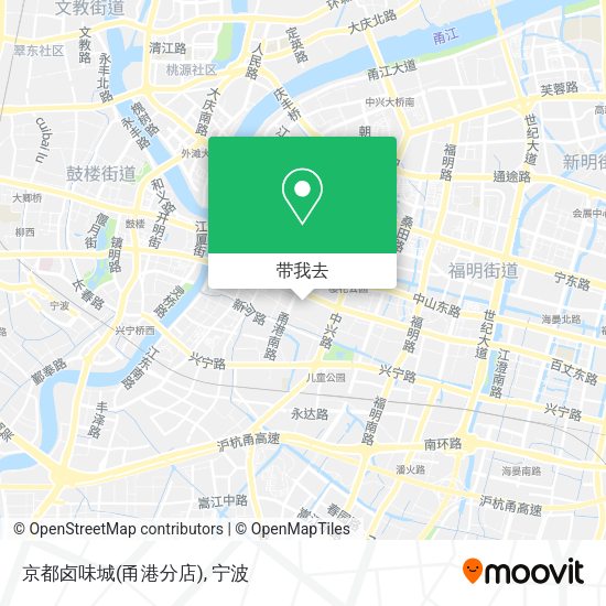 京都卤味城(甬港分店)地图
