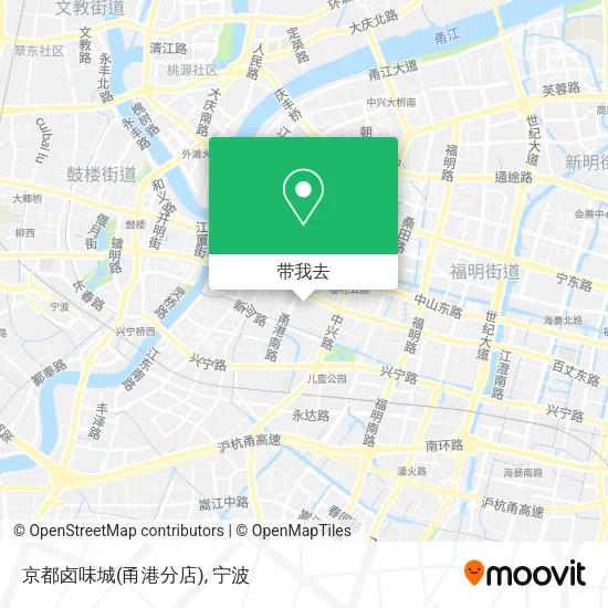 京都卤味城(甬港分店)地图