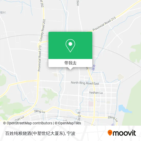 百姓纯粮烧酒(中塑世纪大厦东)地图