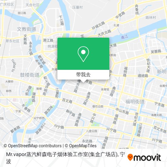 Mr.vapor蒸汽鲜森电子烟体验工作室(集盒广场店)地图