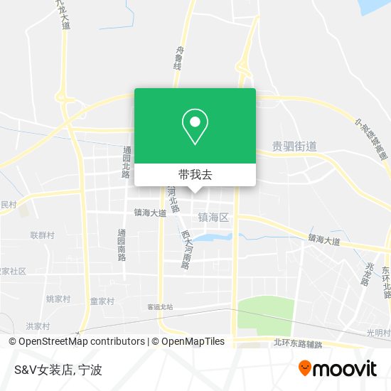 S&V女装店地图