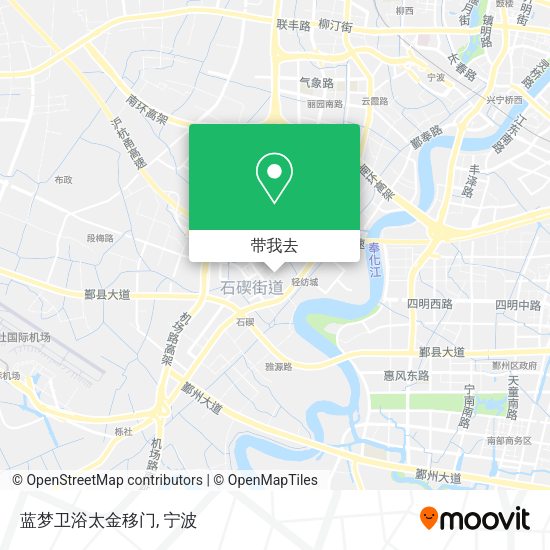 蓝梦卫浴太金移门地图