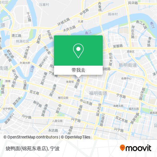 烧鸭面(锦苑东巷店)地图