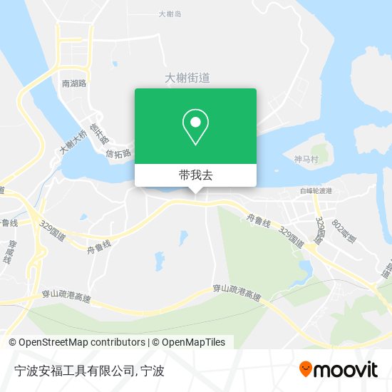 宁波安福工具有限公司地图