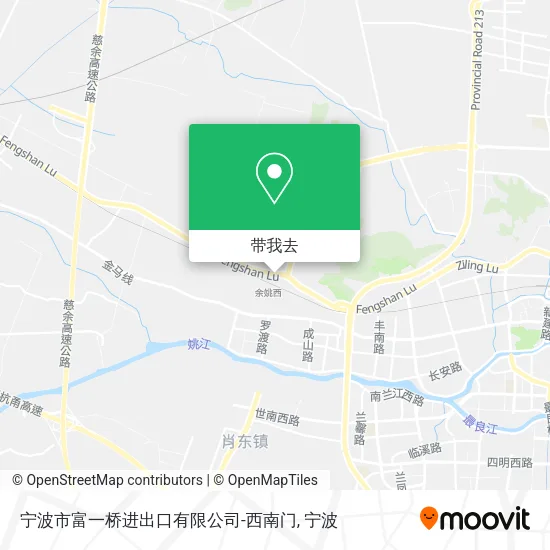宁波市富一桥进出口有限公司-西南门地图