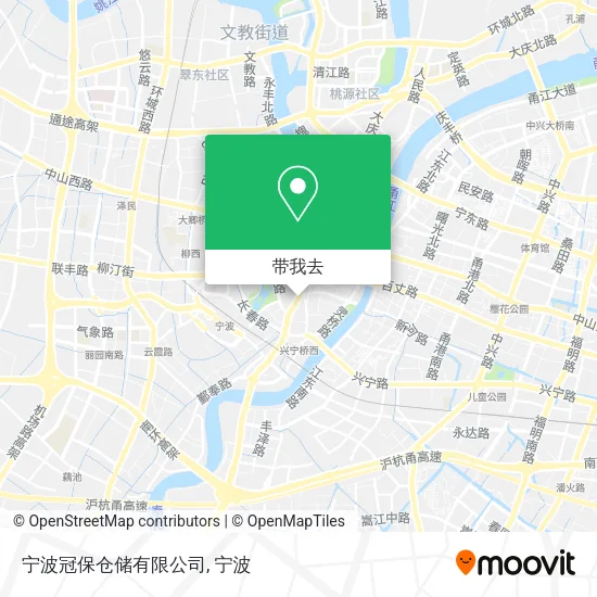 宁波冠保仓储有限公司地图