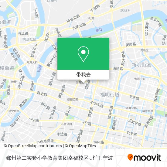 鄞州第二实验小学教育集团幸福校区-北门地图