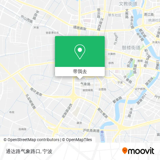 通达路气象路口地图