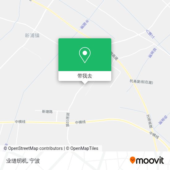业缝纫机地图