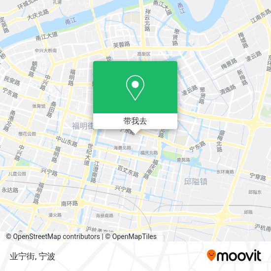业宁街地图