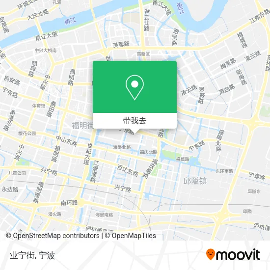 业宁街地图