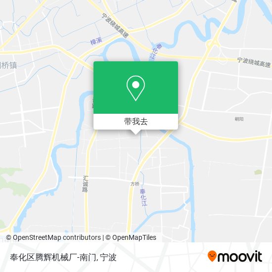 奉化区腾辉机械厂-南门地图