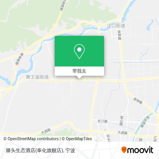 滕头生态酒店(奉化旗舰店)地图