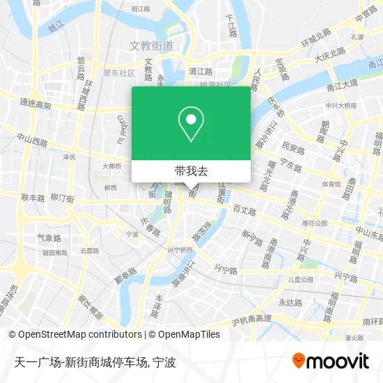 天一广场-新街商城停车场地图