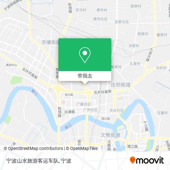 宁波山水旅游客运车队地图