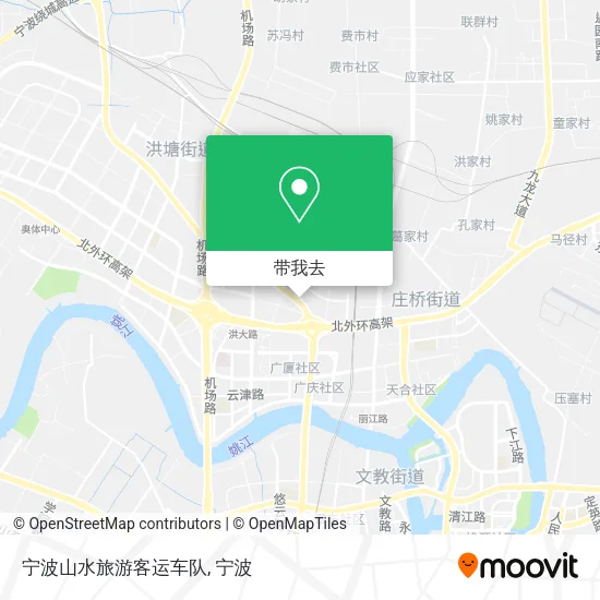 宁波山水旅游客运车队地图
