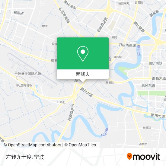 左转九十度地图