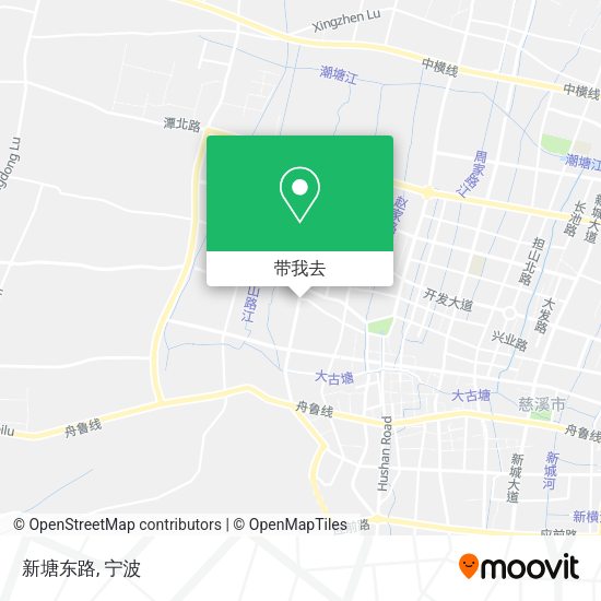 新塘东路地图
