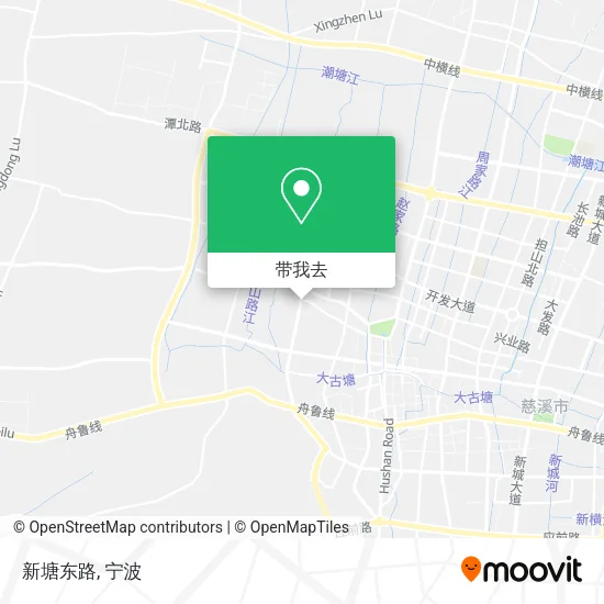 新塘东路地图