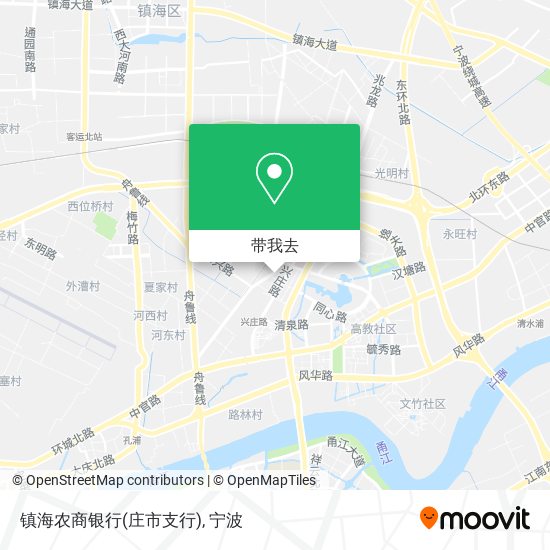 镇海农商银行(庄市支行)地图